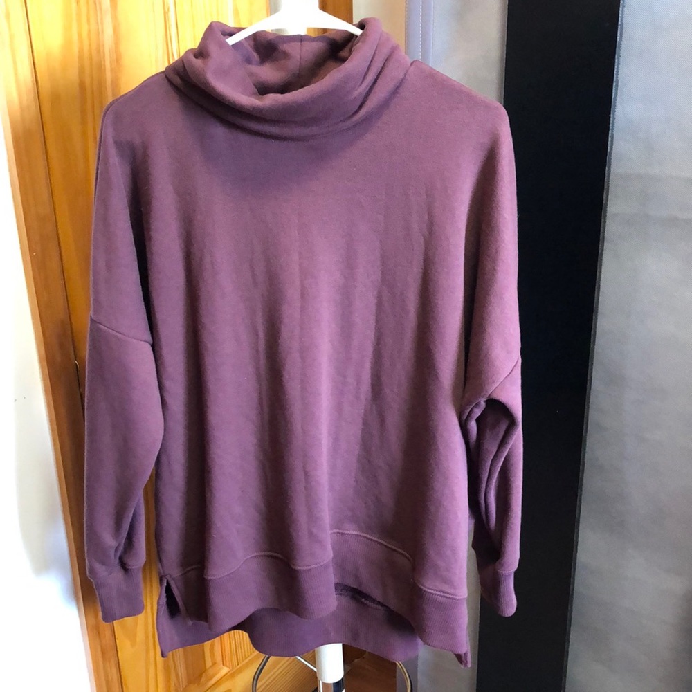 aerie men's high collar hoodies sweatshirt